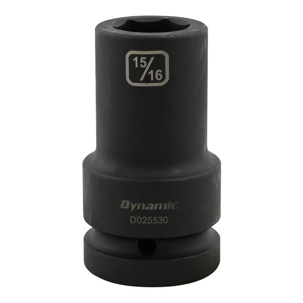Dynamic Tools 15/16 x 1-in Drive Standard 6-Point Deep Impact Socket