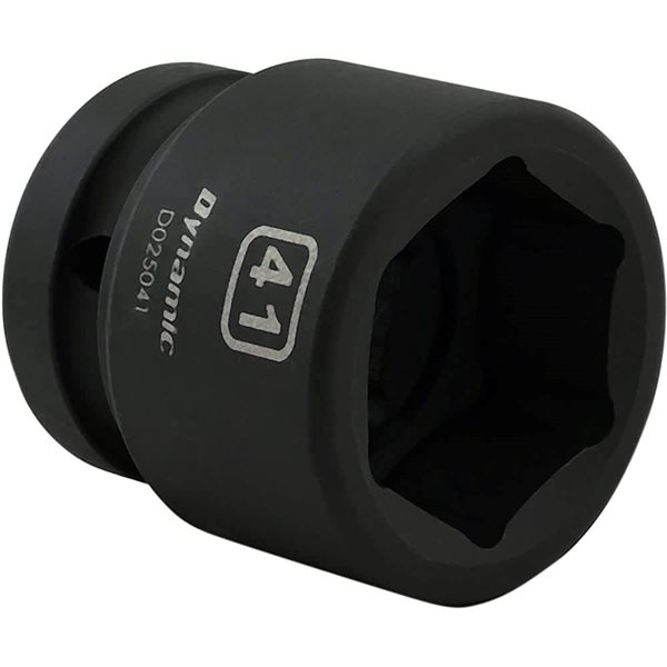 Dynamic Tools 41 mm X 1-in Drive Metric 6-Point Shallow Impact Socket