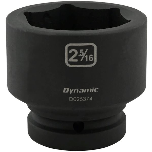 Dynamic Tools 2-5/16 x 1-in Drive Standard 6-Point Shallow Impact Socket
