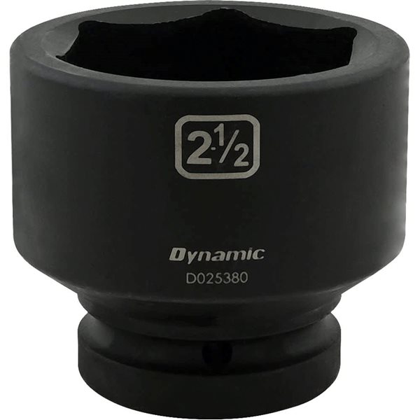 Dynamic Tools 2-1/2 x 1-in Drive Standard 6-Point Shallow Impact Socket