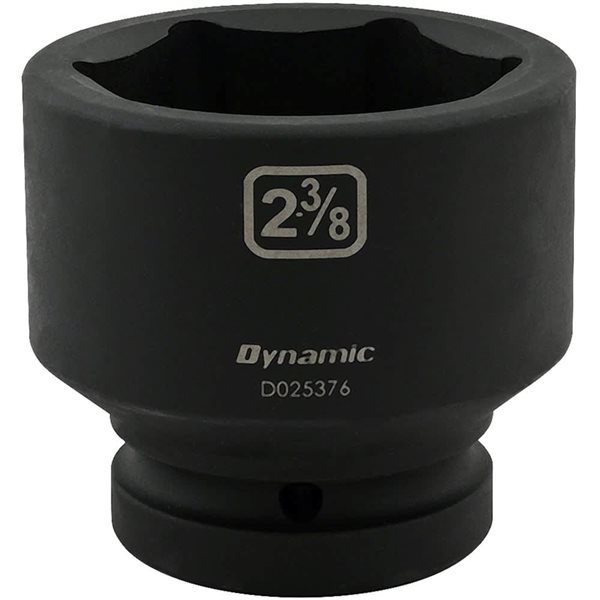 Dynamic Tools 2-3/8 x 1-in Drive Standard 6-Point Shallow Impact Socket