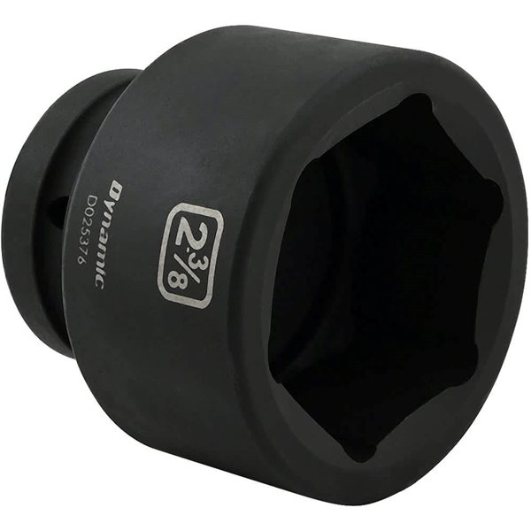 Dynamic Tools 2-3/8 x 1-in Drive Standard 6-Point Shallow Impact Socket