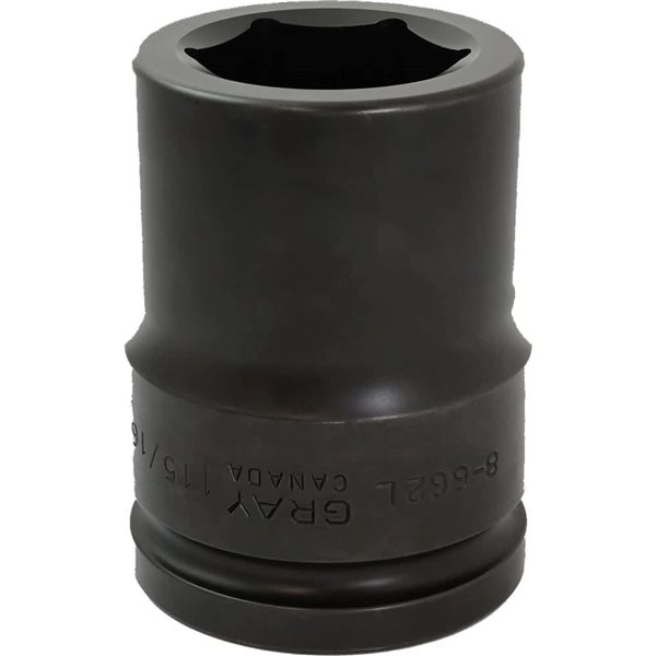 Douille à Choc Profonde 1/2 Drive 22mm CR-V - 6 Points Coins Arrondis Pour Vis Et Boulons