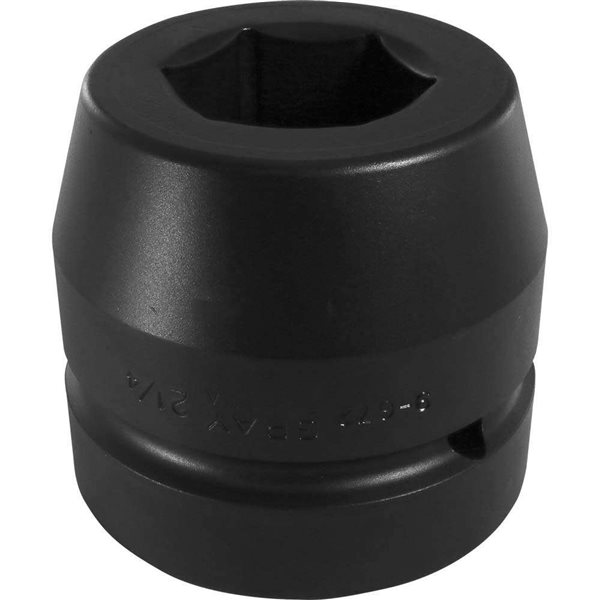 Gray Tools 2-1/4 x 2-1/2-in Drive Standard 6-Point Shallow Impact Socket