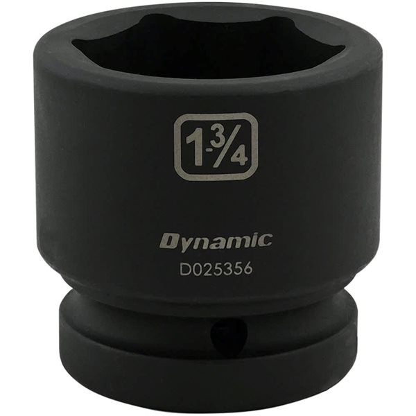 Dynamic Tools 1-3/4 x 1-in Drive Standard 6-Point Shallow Impact Socket