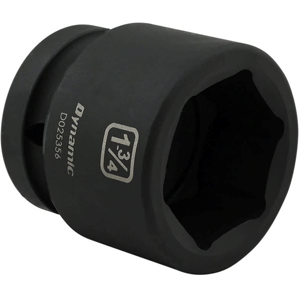 Dynamic Tools 1-3/4 x 1-in Drive Standard 6-Point Shallow Impact Socket