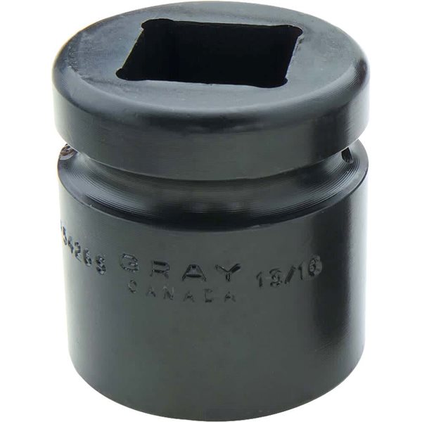 Gray Tools 13/16 x 1-in Drive Standard Bud Wheel Shallow Impact Socket
