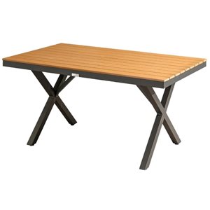 Corriveau Outdoor Furniture Napa Rectangular Dining Table 40 x 60-in