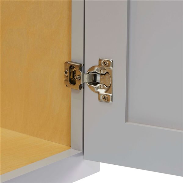 Vanity Art 36 W x 32.5-in H 2-Left Drawer Freestanding Bathroom Vanity Cabinet Only - Grey