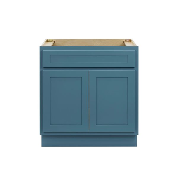 Vanity Art 30 W x 32.5-in H 2-Door Freestanding Bathroom Vanity Cabinet Only - Sea Green
