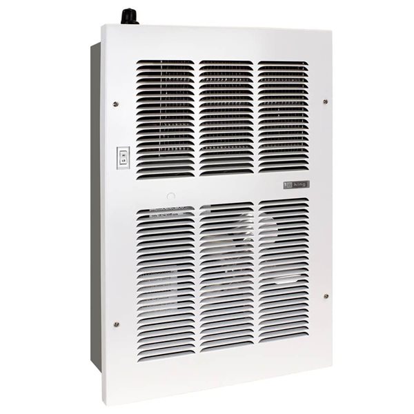 King Electric Medium White Hydronic Wall Heater 11700/15500 BTU