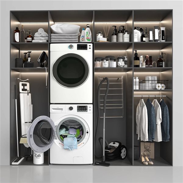 Koolmore Stackable Frontload Washer Large Capacity 4.5-cu ft. - White