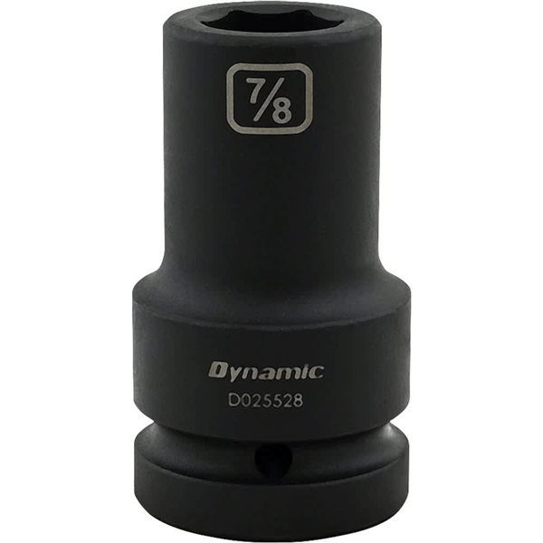 Dynamic Tools 7/8-in X 1-in Drive 6 Point Deep Length Impact Socket