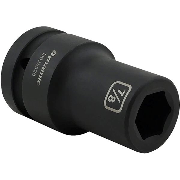 Dynamic Tools 7/8-in X 1-in Drive 6 Point Deep Length Impact Socket