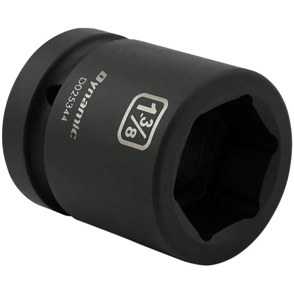 Dynamic Tools 1-3/8-in X 1-in Drive 6 Point Standard Length Impact Socket