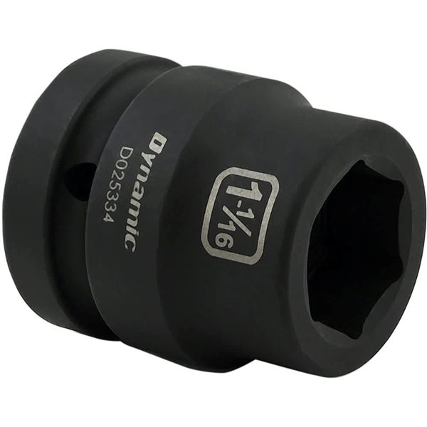 Dynamic Tools 1-1/16-in X 1-in Drive 6 Point Standard Length Impact Socket