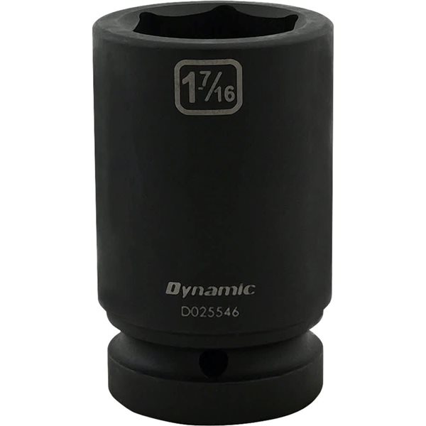 Dynamic Tools 1-7/16-in X 1-in Drive 6 Point Deep Length Impact Socket