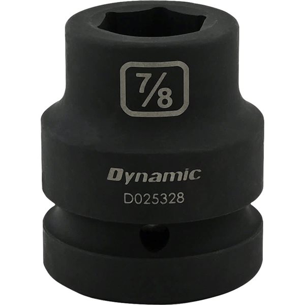 Dynamic Tools 7/8-in X 1-in Drive 6 Point Standard Length Impact Socket