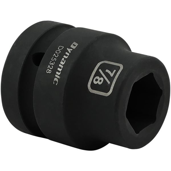 Dynamic Tools 7/8-in X 1-in Drive 6 Point Standard Length Impact Socket