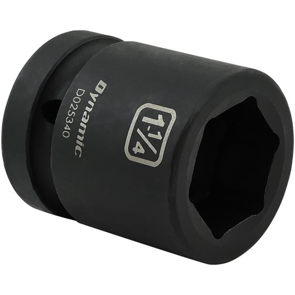 Dynamic Tools 1-1/4-in X 1-in Drive 6 Point Standard Length Impact Socket