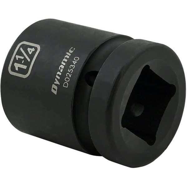 Dynamic Tools 1-1/4-in X 1-in Drive 6 Point Standard Length Impact Socket