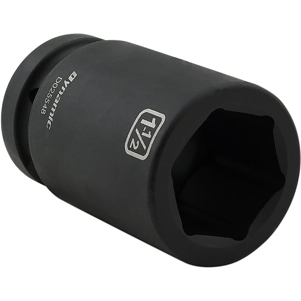 Dynamic Tools 1-1/2-in X 1-in Drive 6 Point Deep Length Impact Socket