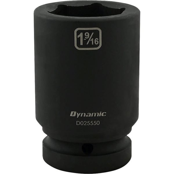 Dynamic Tools 1-9/16-in X 1-in Drive 6 Point Deep Length Impact Socket