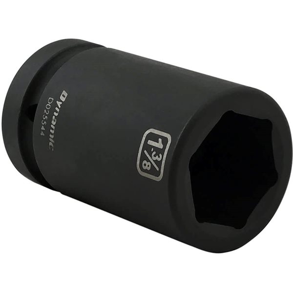 Dynamic Tools 1-3/8-in X 1-in Drive 6 Point Deep Length Impact Socket