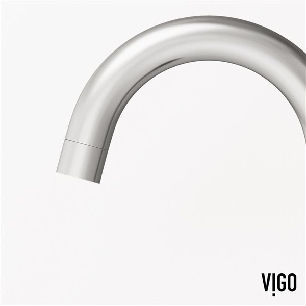 VIGO Jewel&nbsp;9-in H Two-Handle Bathroom Widespread Faucet - Brushed Nickel