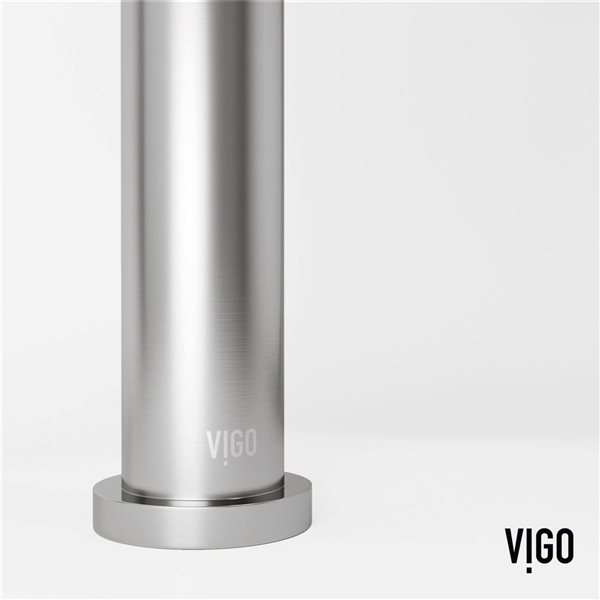 VIGO Jewel&nbsp;11-in H Single Handle One-Hole Bathroom Vessel Faucet - Brushed Nickel