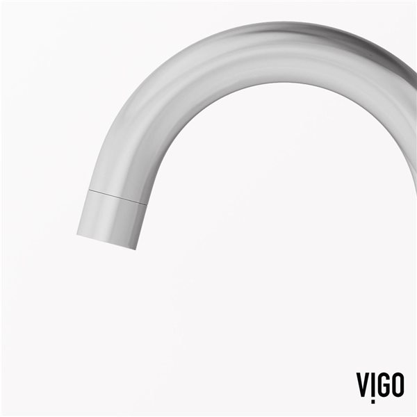 VIGO Jewel&nbsp;9-in H Two-Handle Bathroom Widespread Faucet - Chrome