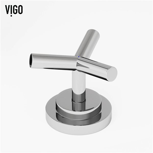 VIGO Jewel&nbsp;9-in H Two-Handle Bathroom Widespread Faucet - Chrome