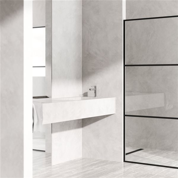 VIGO Jewel&nbsp;6-in H Single Handle One-Hole Bathroom Faucet - Chrome