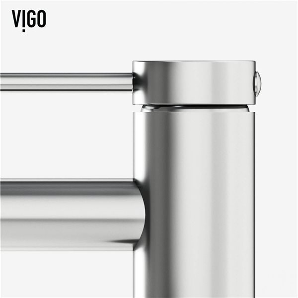 VIGO Jewel&nbsp;6-in H Single Handle One-Hole Bathroom Faucet - Chrome
