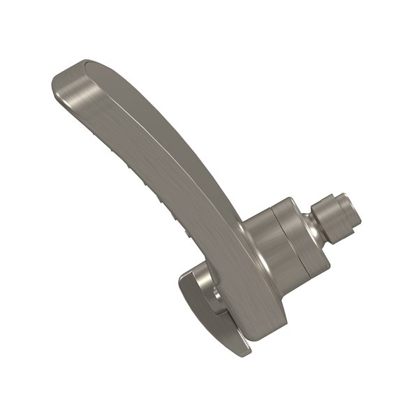 PULSE ShowerSpas PowerShot Curved Shower Head 8-in 3-Function in Brushed Nickel