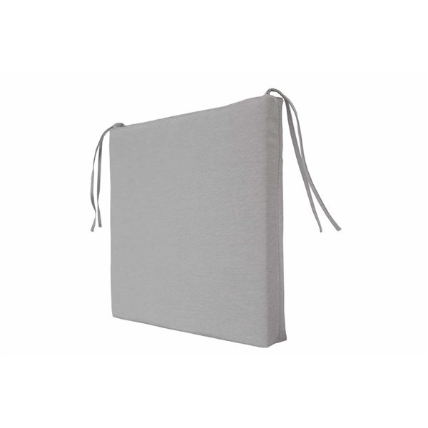 Bozanto Grey Polyester Highback Cushion for Outdoor Chair
