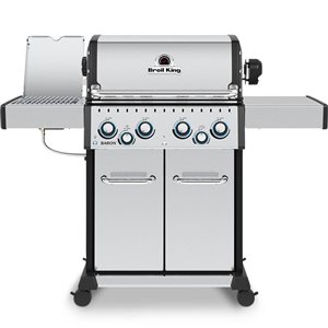 Broil King Baron 490 Pro IR Propane Barbecue 460-sq.in. With Side Burner - Black and Stainless Steel