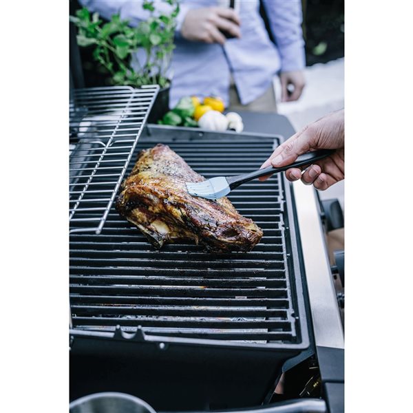 Broil King 14 L x 10.6-in W 2-Pcs Rectangle Porcelain-Coated Cast Iron Cooking Grid