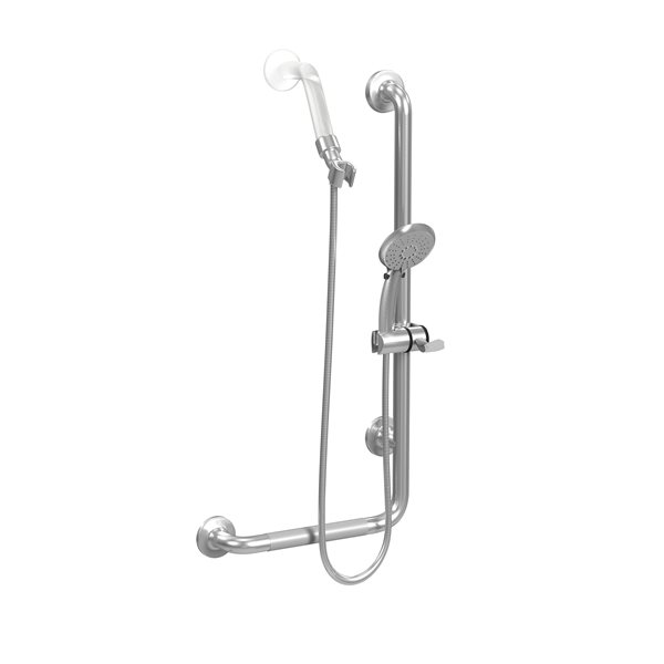 PULSE ShowerSpas ErgoSlide Right Bar with Hand Shower