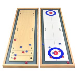 Table de jeux de société 2 en 1 GoSports de jeu de palets et de curling