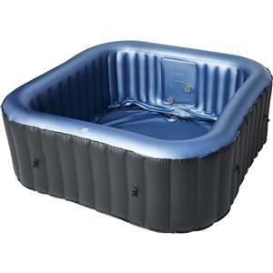 MSpa Comfort Series 6-person 132-Jet Square Inflatable Hot Tub