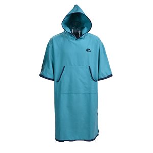 Poncho imperméable en microfibres unisexe Aqua Marina taille grand en bleu