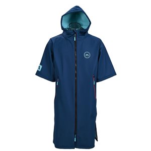 Poncho thermique imperméable unisexe Aqua Marina taille grand en bleu marin