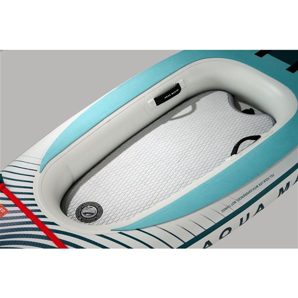 Aqua Marina Cascade 11.2-ft L x 35-in W Inflatable PVC Whitewater Paddle Board w/ Paddle