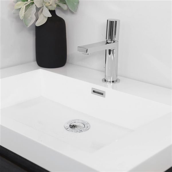 Stylish Polished Chrome Standard Pop-Up Bathroom Sink Drain w/ Overflow - 2/Pk