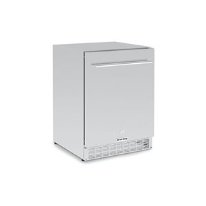 Broil King Integrated 24-in Stainless Steel Outdoor Fridge