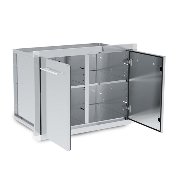 Broil King Built-In Enclosed Double Door Stainless Steel Assembly