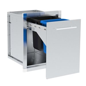 Broil King Built-In Enclosed Stainless Steel Waste Organizer Assembly