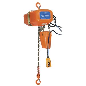 Palan électrique universel avec chaîne de 6000 lb JET 15 pi de levage 230/460V 3PH pour usage intensif