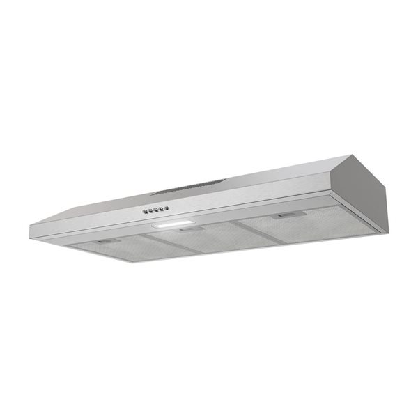 Streamline Macerata 36-in Stainless Steel Ductless Undermount 80CFM Range Hood